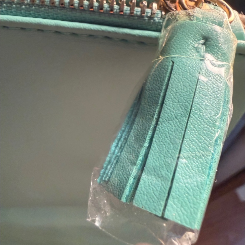 Rachal Pally Tropical Print Reversible Clutch - Coral and Mint - Picture 8 of 8
